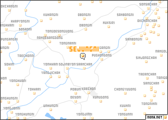 map of Sejung-ni
