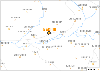 map of Sēkānī