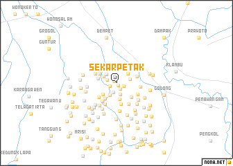 map of Sekarpetak