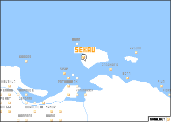 map of Sekau