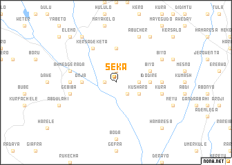 map of Sekʼa
