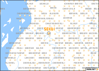 map of Sekdi