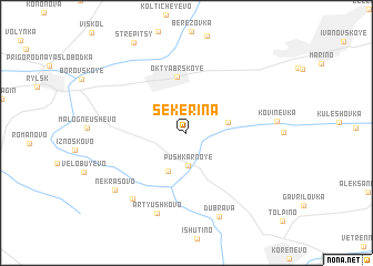 map of Sekerina
