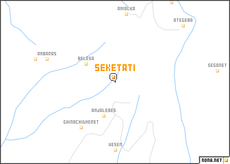 map of Seketatī