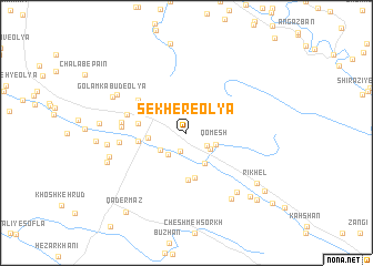 map of Sekher-e ‘Olyā