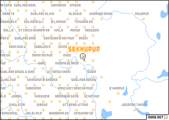 map of Sekhupur