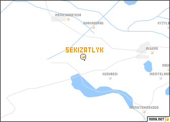 map of Sekizatlyk