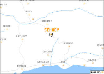 map of Sekköy