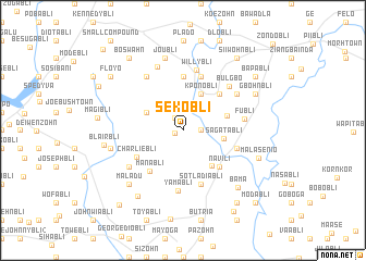 map of Sekobli