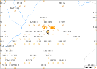 map of Sekona