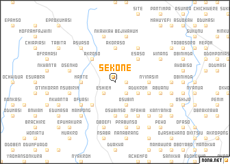 map of Sekone