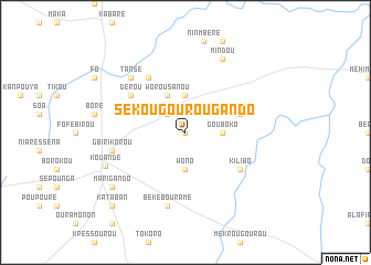 map of Sékougourou Gando