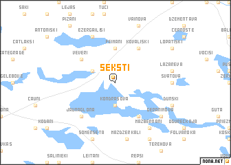 map of Seksti