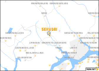 map of Sekudai