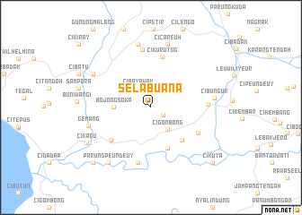 map of Selabuana