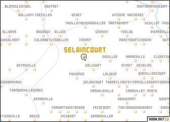 map of Selaincourt