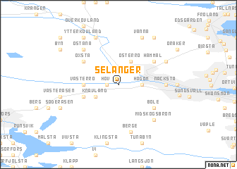 map of Selånger