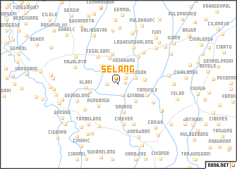 map of Selang
