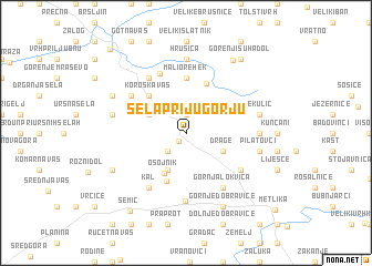 map of Sela pri Jugorju