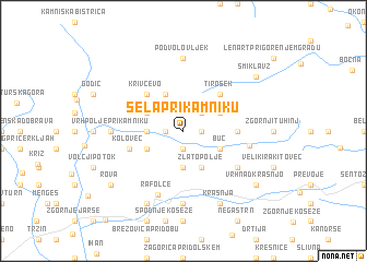 map of Sela pri Kamniku