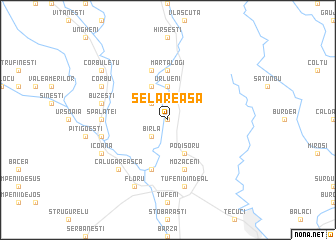 map of Şelăreasa
