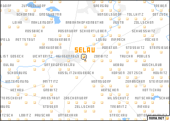 map of Selau