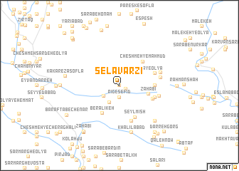 map of Selāvarzī