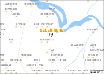 map of Sélé Diagne