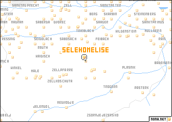 map of Sele-Homeliše