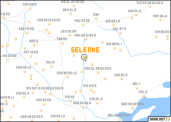 map of Sélènkè