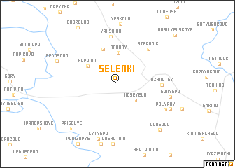 map of Selënki