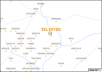 map of Sélényou