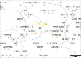 map of Seleška