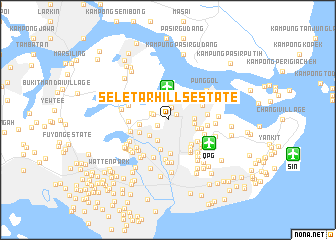 map of Seletar Hills Estate