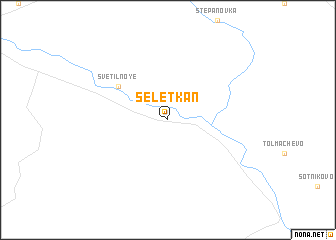 map of Seletkan