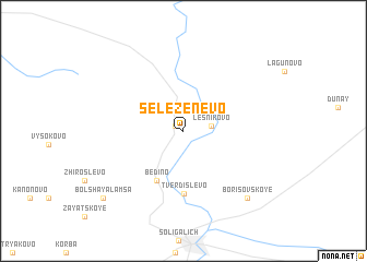 map of Selezenevo