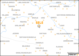 map of Sele