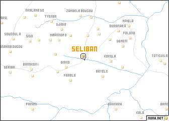 map of Séliban