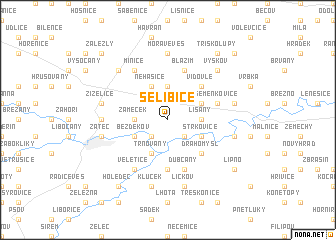 map of Selibice