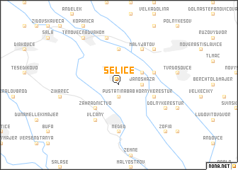 map of Selice