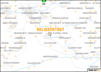 map of Seligenstadt