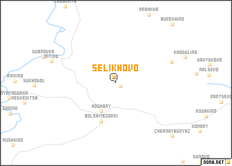 map of Selikhovo