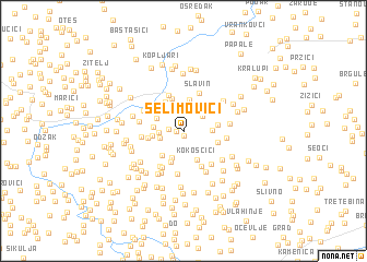 map of Selimovići