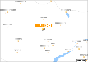 map of Selishche