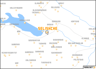 map of Selishche