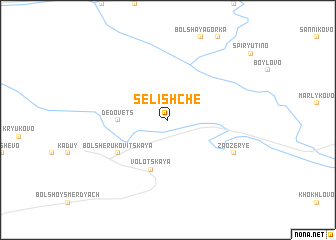 map of Selishche