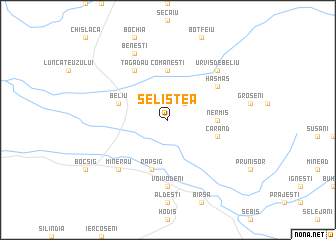 map of Seliştea