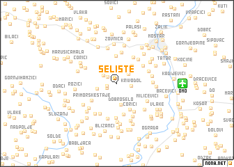 map of Selište