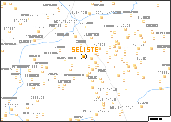 map of Selište