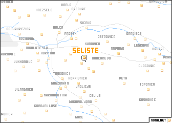 map of Selište